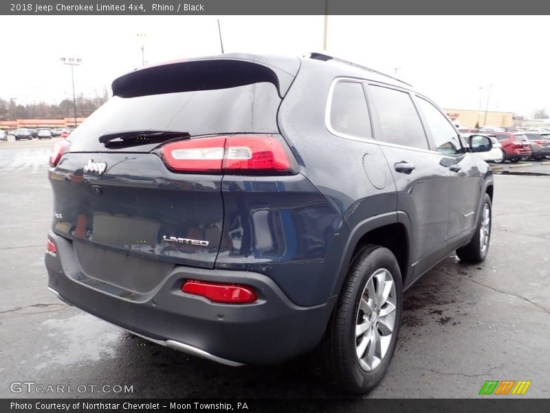 Rhino / Black 2018 Jeep Cherokee Limited 4x4