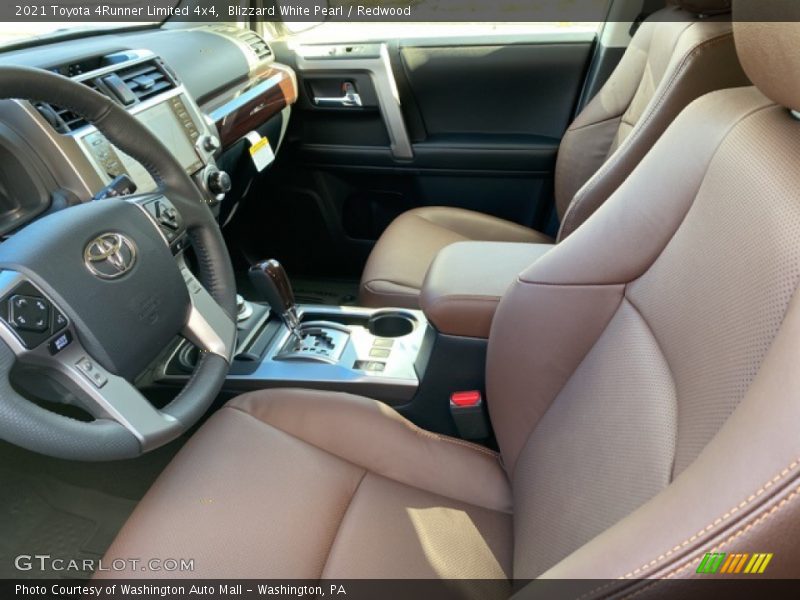 Front Seat of 2021 4Runner Limited 4x4