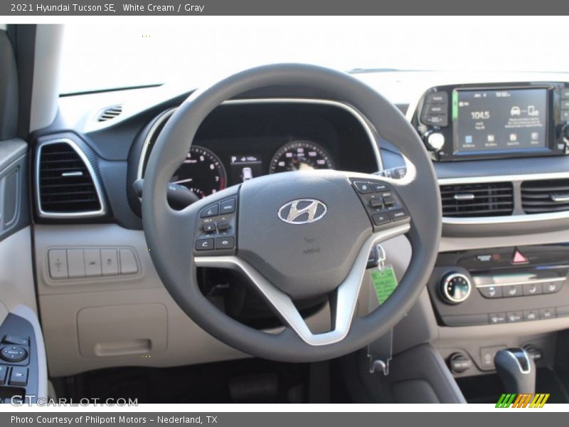 White Cream / Gray 2021 Hyundai Tucson SE