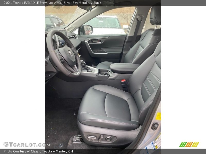 Silver Sky Metallic / Black 2021 Toyota RAV4 XLE Premium AWD