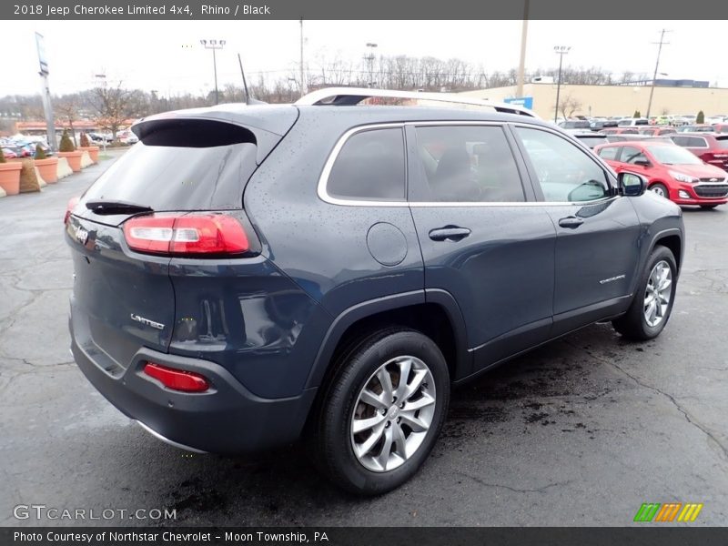Rhino / Black 2018 Jeep Cherokee Limited 4x4