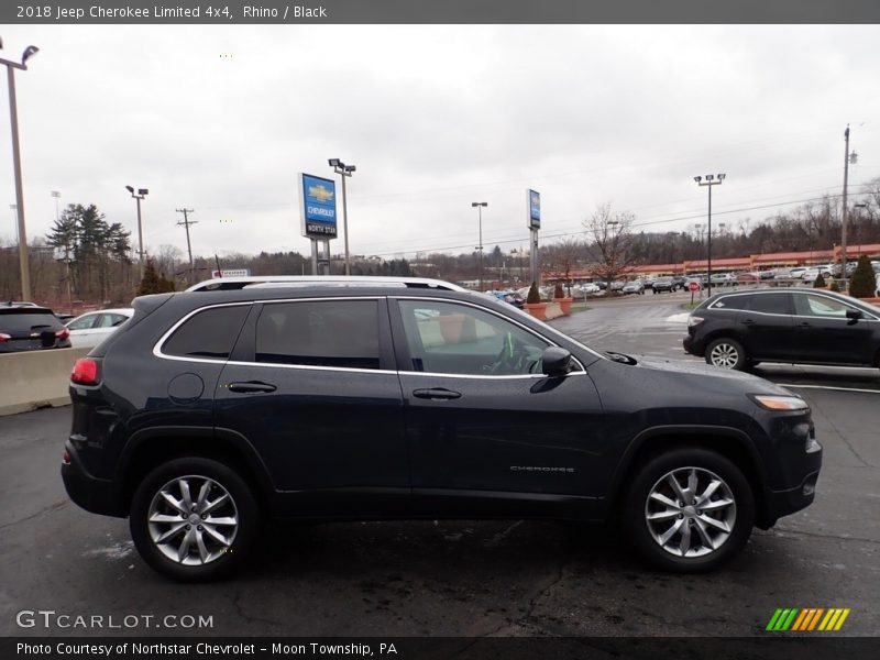 Rhino / Black 2018 Jeep Cherokee Limited 4x4
