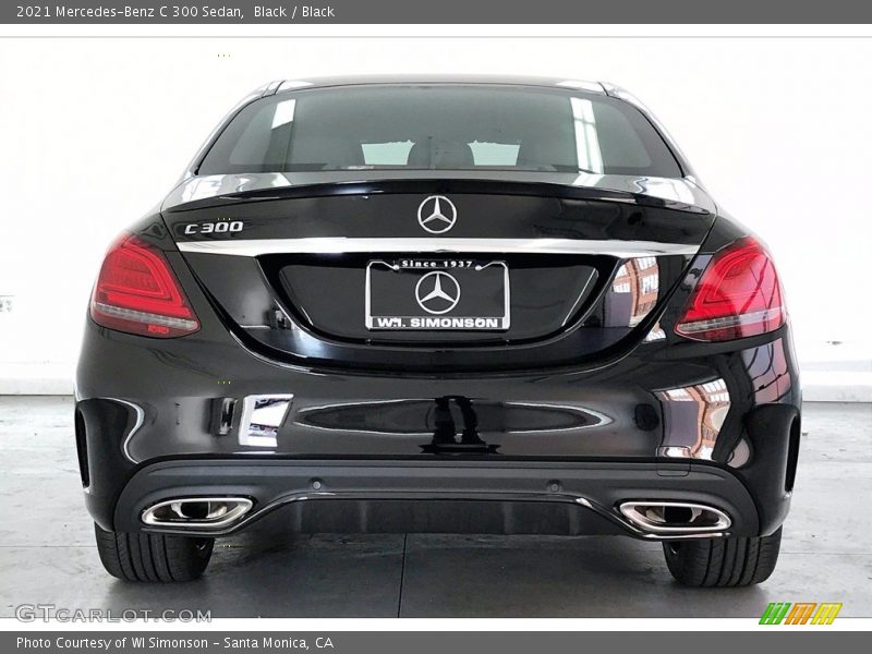 Black / Black 2021 Mercedes-Benz C 300 Sedan