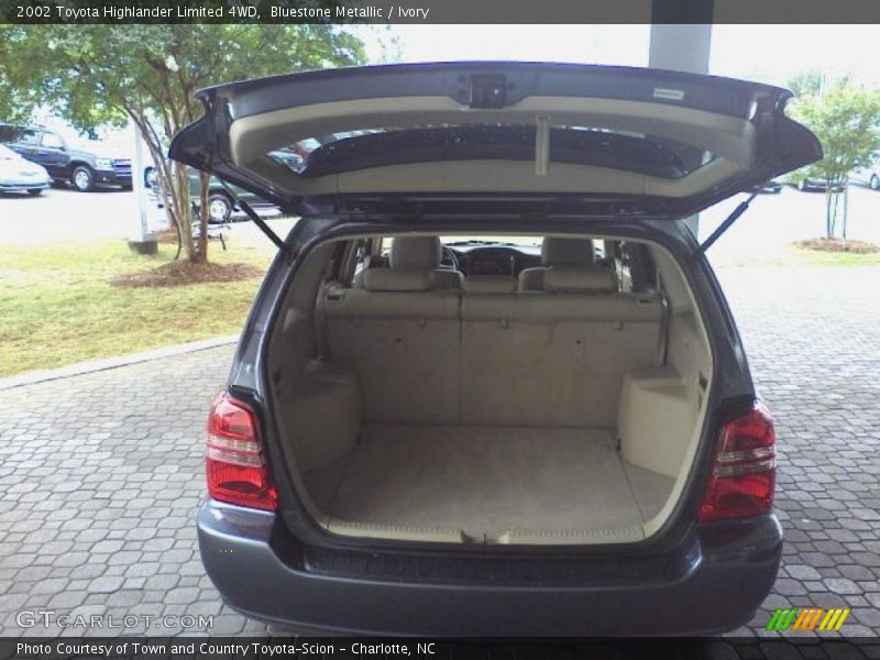 Bluestone Metallic / Ivory 2002 Toyota Highlander Limited 4WD