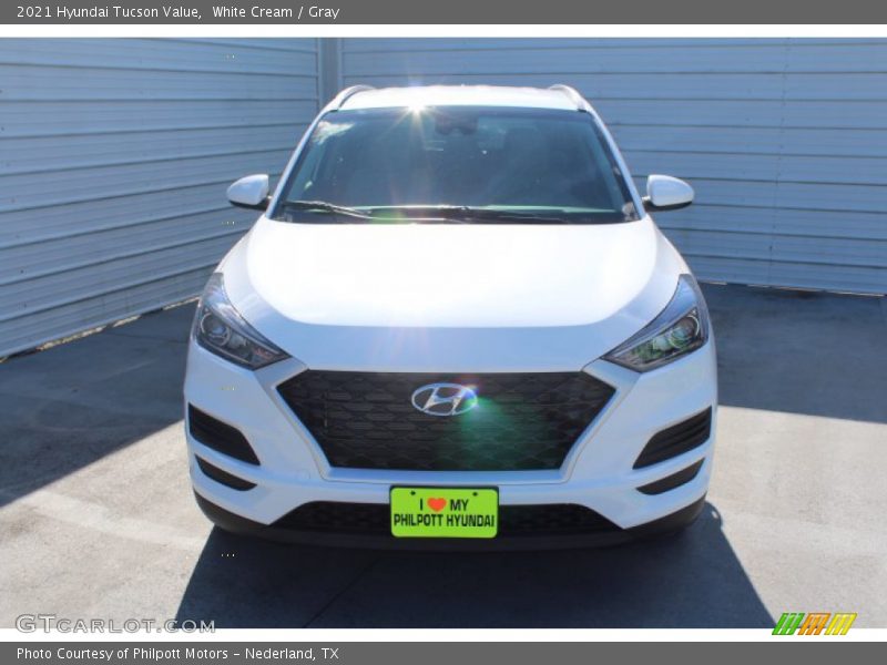 White Cream / Gray 2021 Hyundai Tucson Value