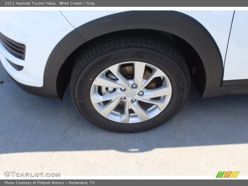 White Cream / Gray 2021 Hyundai Tucson Value