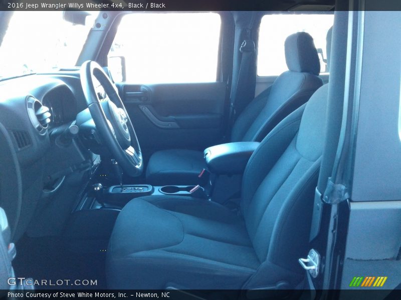 Black / Black 2016 Jeep Wrangler Willys Wheeler 4x4