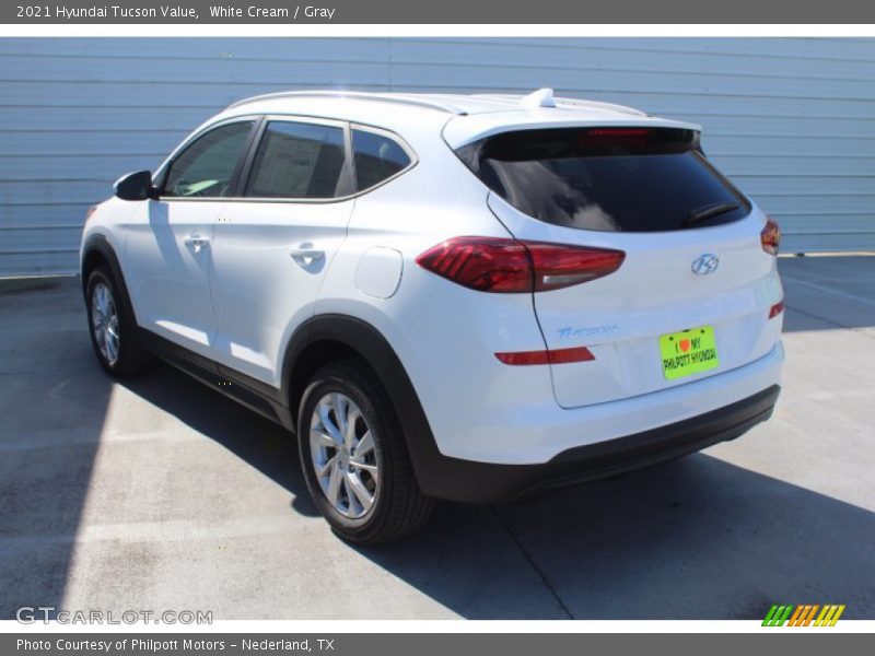 White Cream / Gray 2021 Hyundai Tucson Value