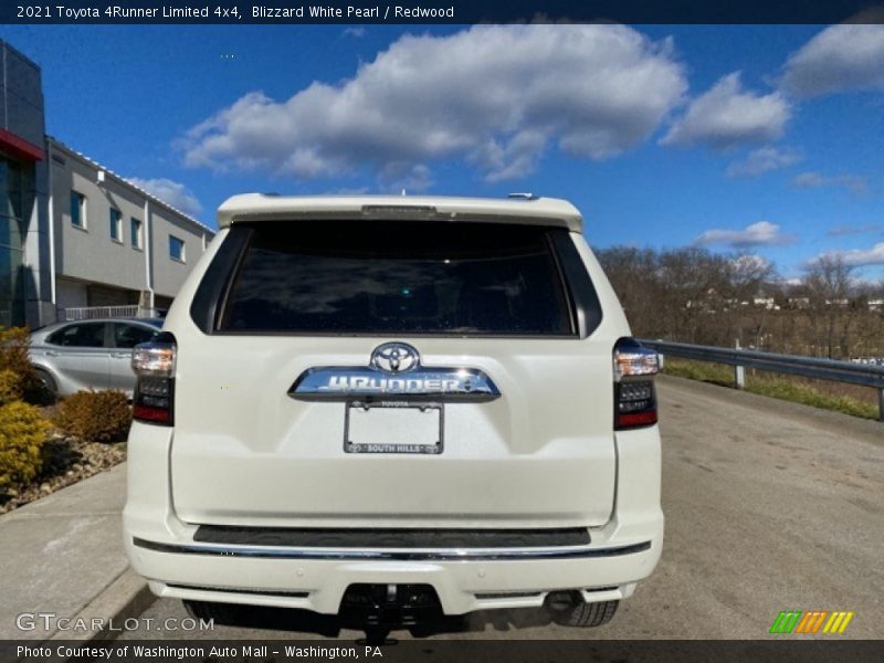 Blizzard White Pearl / Redwood 2021 Toyota 4Runner Limited 4x4
