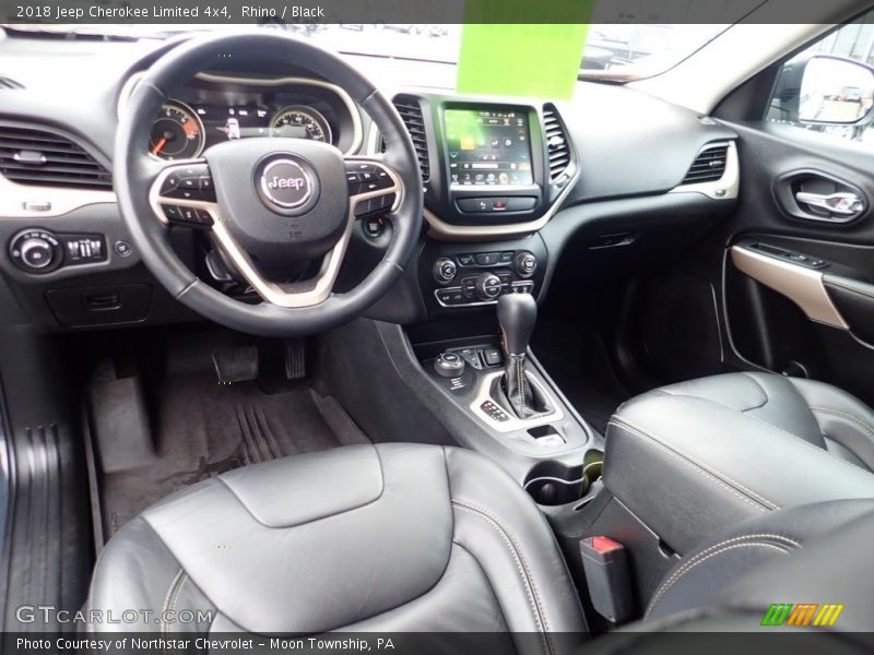 Rhino / Black 2018 Jeep Cherokee Limited 4x4