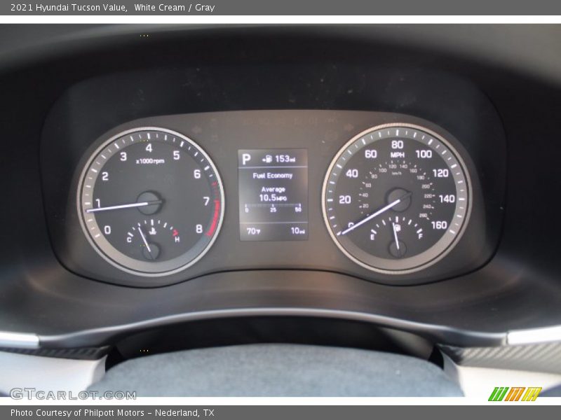 White Cream / Gray 2021 Hyundai Tucson Value