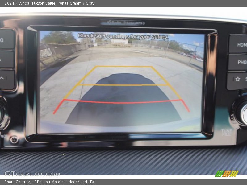 White Cream / Gray 2021 Hyundai Tucson Value