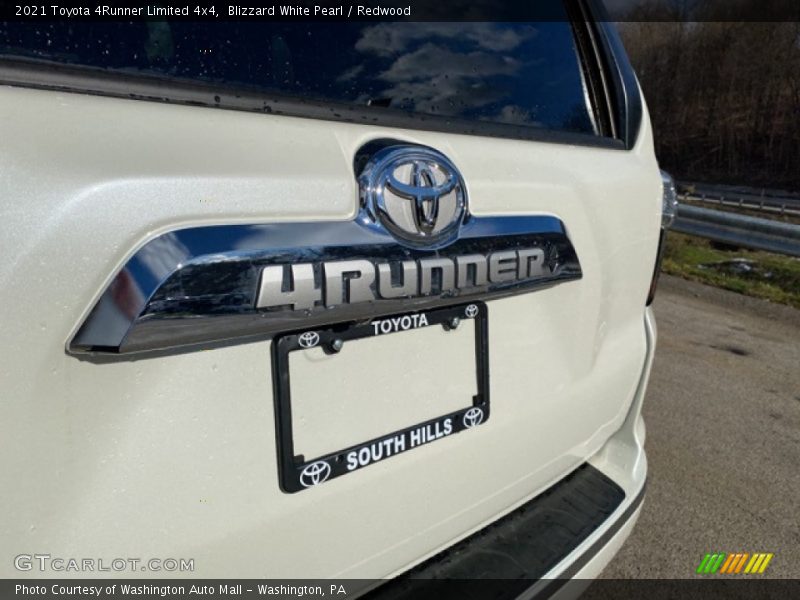 Blizzard White Pearl / Redwood 2021 Toyota 4Runner Limited 4x4