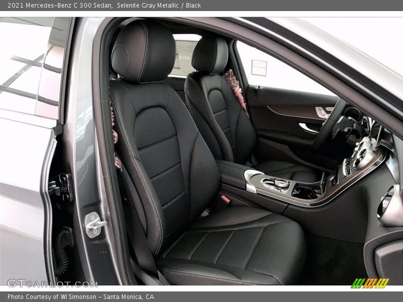 Selenite Gray Metallic / Black 2021 Mercedes-Benz C 300 Sedan