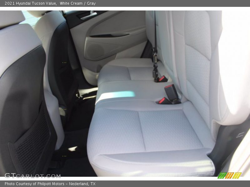 White Cream / Gray 2021 Hyundai Tucson Value