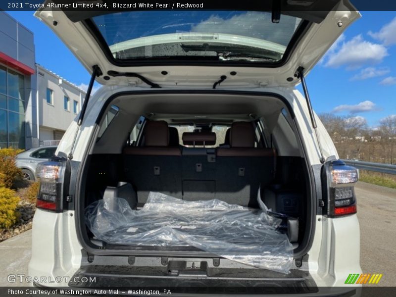 Blizzard White Pearl / Redwood 2021 Toyota 4Runner Limited 4x4