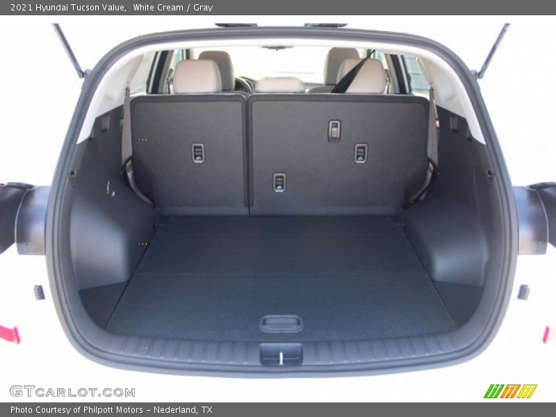 White Cream / Gray 2021 Hyundai Tucson Value