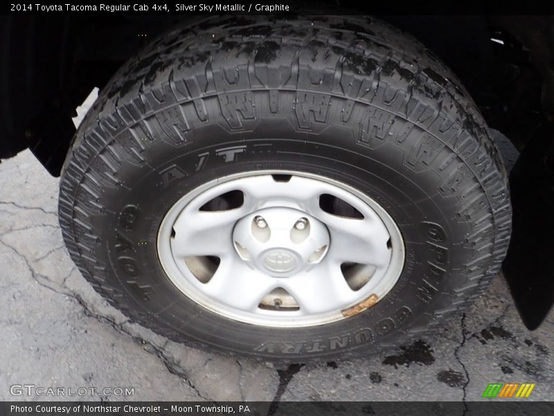 Silver Sky Metallic / Graphite 2014 Toyota Tacoma Regular Cab 4x4