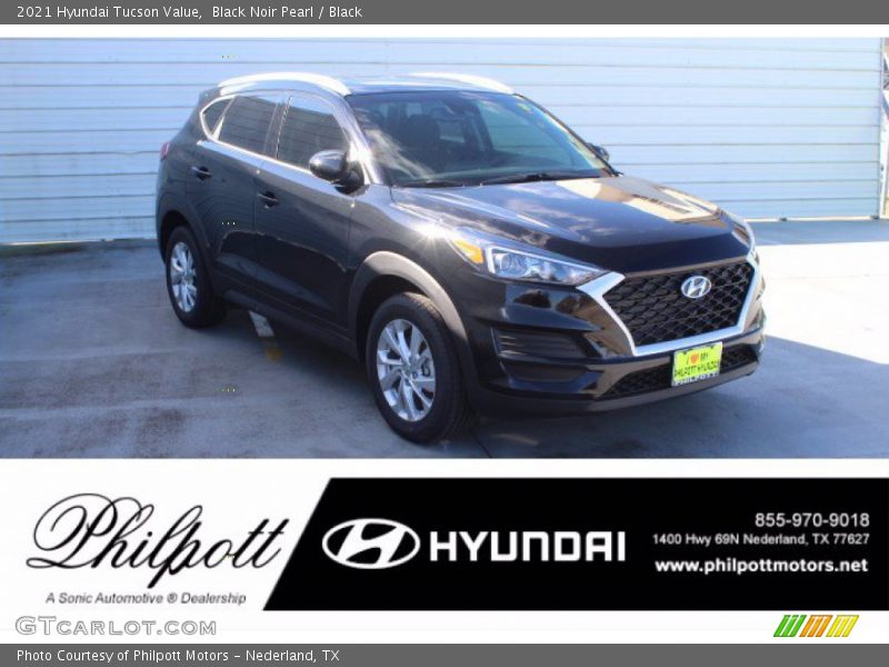 Black Noir Pearl / Black 2021 Hyundai Tucson Value