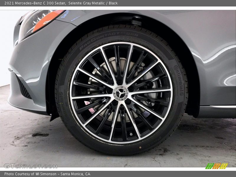 Selenite Gray Metallic / Black 2021 Mercedes-Benz C 300 Sedan