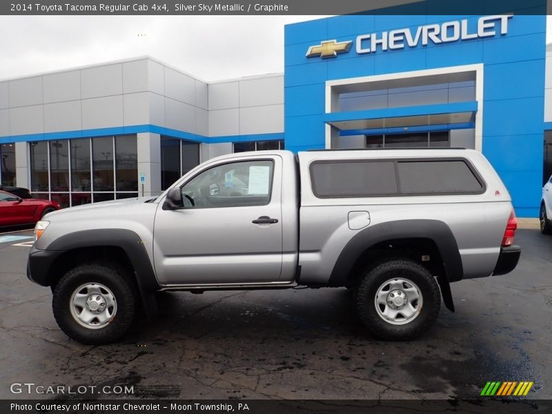  2014 Tacoma Regular Cab 4x4 Silver Sky Metallic