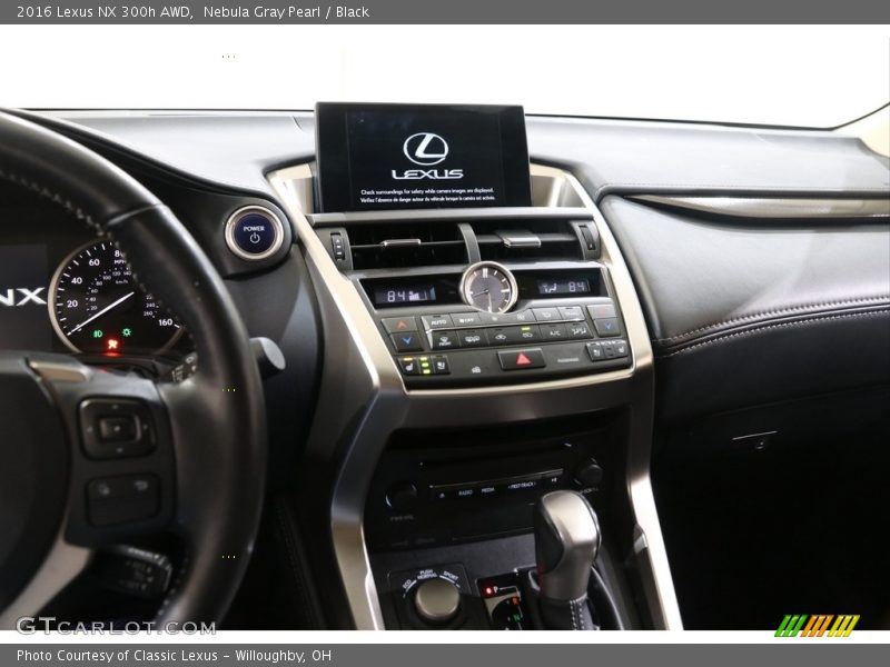 Nebula Gray Pearl / Black 2016 Lexus NX 300h AWD