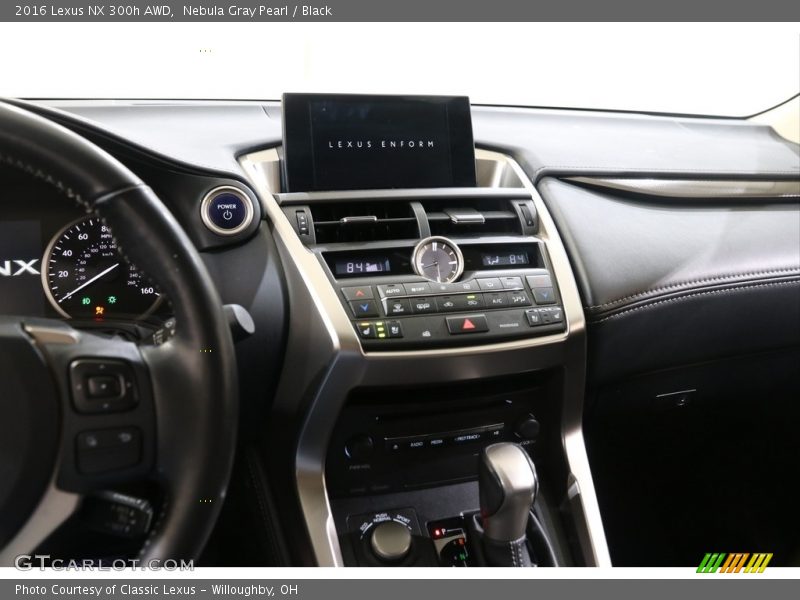 Nebula Gray Pearl / Black 2016 Lexus NX 300h AWD