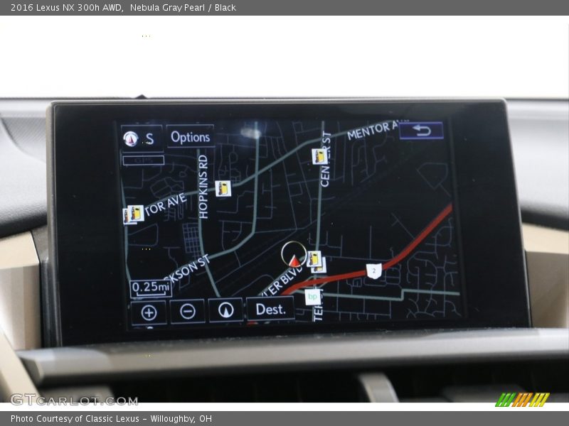 Navigation of 2016 NX 300h AWD