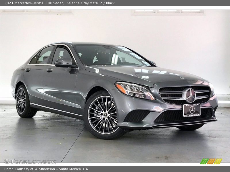 Selenite Gray Metallic / Black 2021 Mercedes-Benz C 300 Sedan