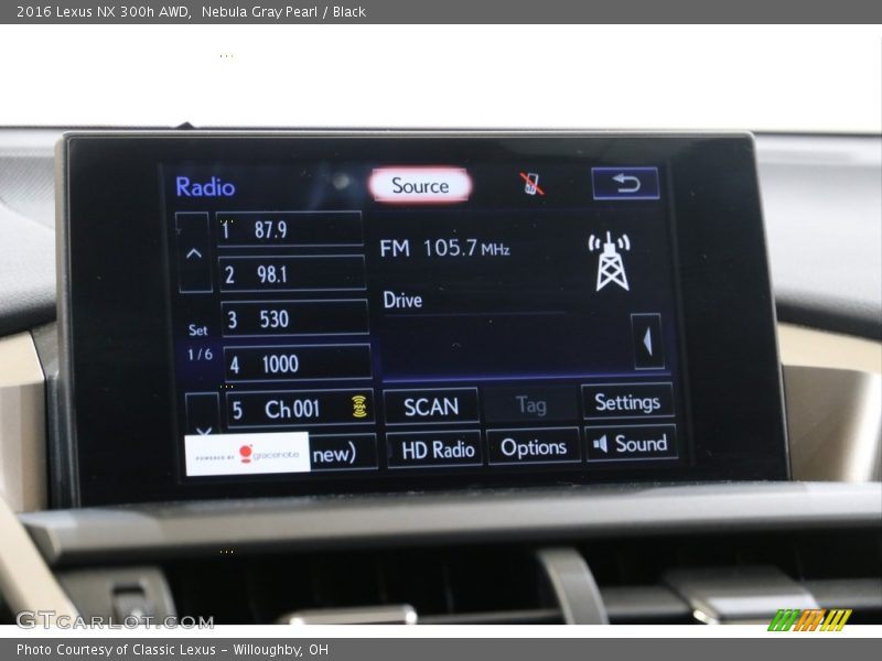 Audio System of 2016 NX 300h AWD