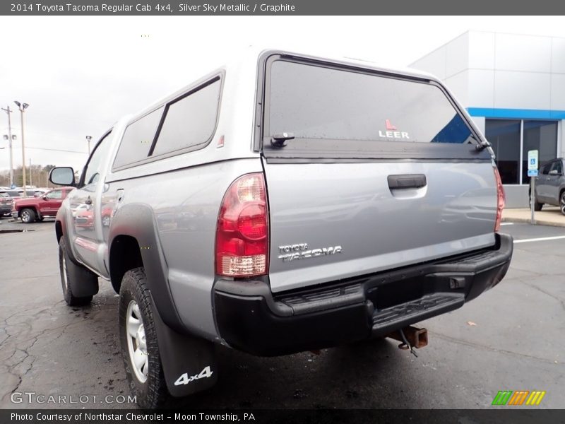 Silver Sky Metallic / Graphite 2014 Toyota Tacoma Regular Cab 4x4