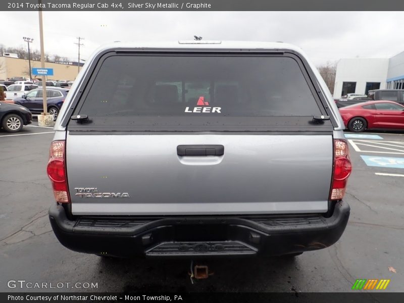 Silver Sky Metallic / Graphite 2014 Toyota Tacoma Regular Cab 4x4