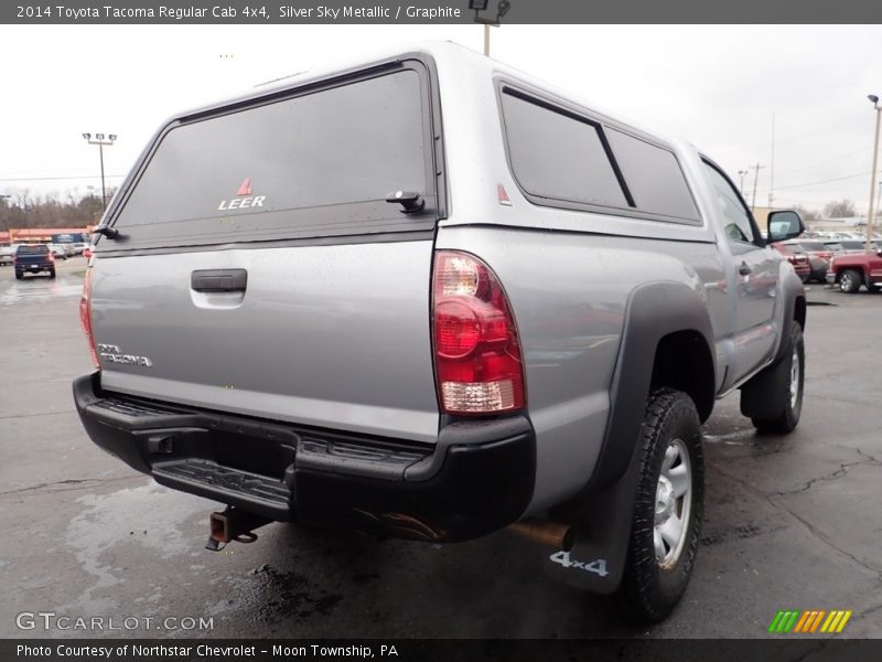 Silver Sky Metallic / Graphite 2014 Toyota Tacoma Regular Cab 4x4