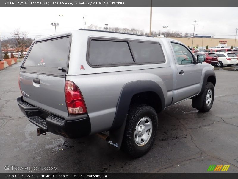 Silver Sky Metallic / Graphite 2014 Toyota Tacoma Regular Cab 4x4