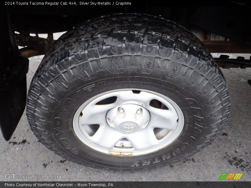 Silver Sky Metallic / Graphite 2014 Toyota Tacoma Regular Cab 4x4