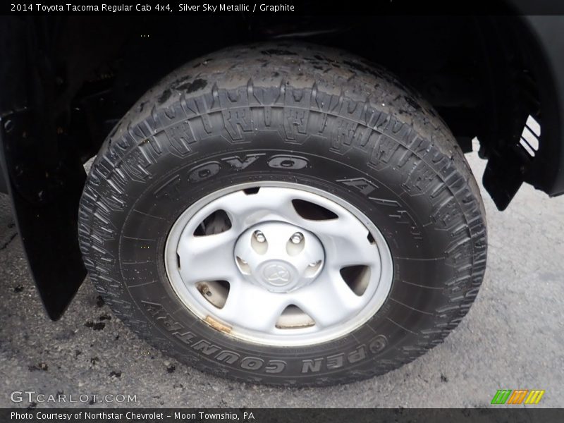 Silver Sky Metallic / Graphite 2014 Toyota Tacoma Regular Cab 4x4