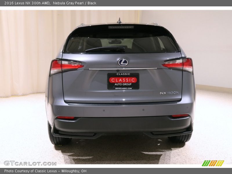 Nebula Gray Pearl / Black 2016 Lexus NX 300h AWD