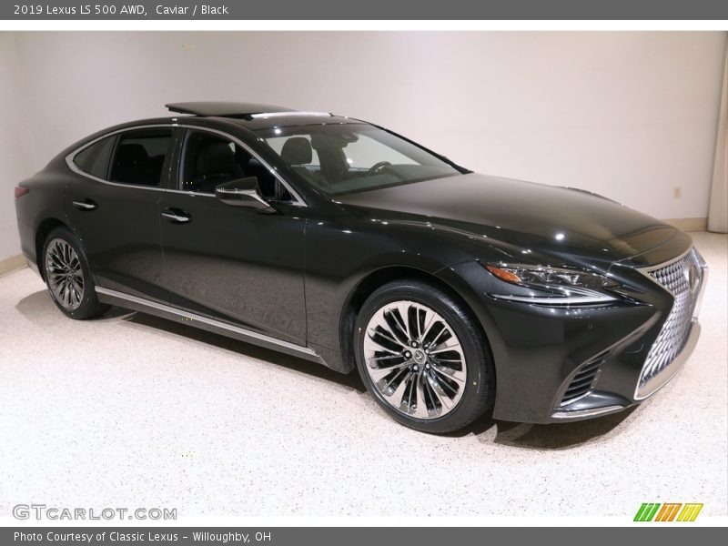 Caviar / Black 2019 Lexus LS 500 AWD