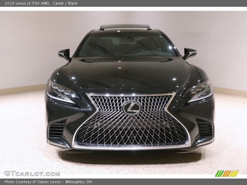 Caviar / Black 2019 Lexus LS 500 AWD