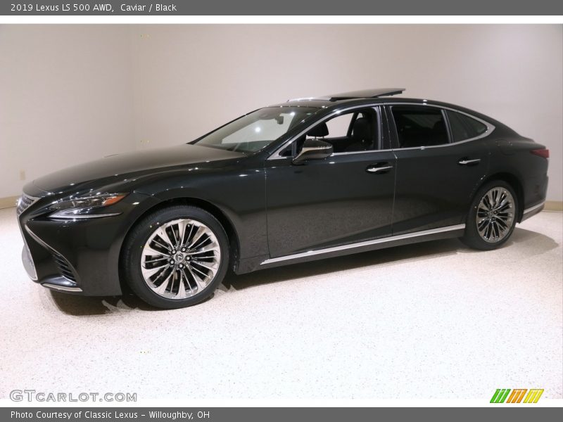 Caviar / Black 2019 Lexus LS 500 AWD