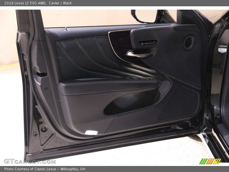 Caviar / Black 2019 Lexus LS 500 AWD