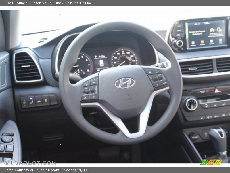 Black Noir Pearl / Black 2021 Hyundai Tucson Value