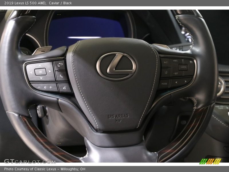 Caviar / Black 2019 Lexus LS 500 AWD