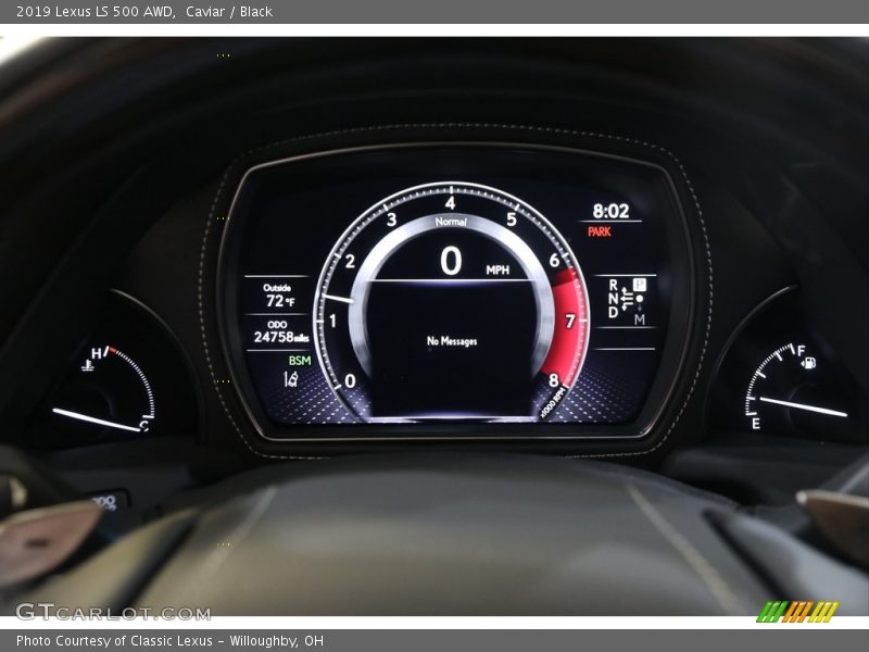 Caviar / Black 2019 Lexus LS 500 AWD