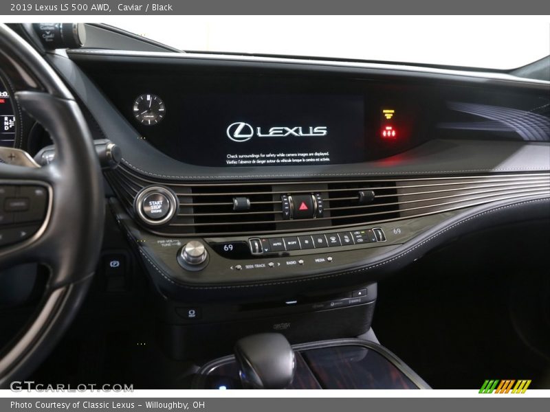Caviar / Black 2019 Lexus LS 500 AWD