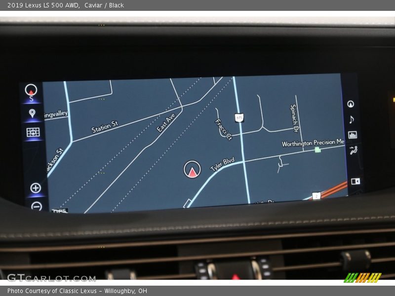 Caviar / Black 2019 Lexus LS 500 AWD
