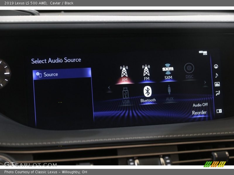 Caviar / Black 2019 Lexus LS 500 AWD