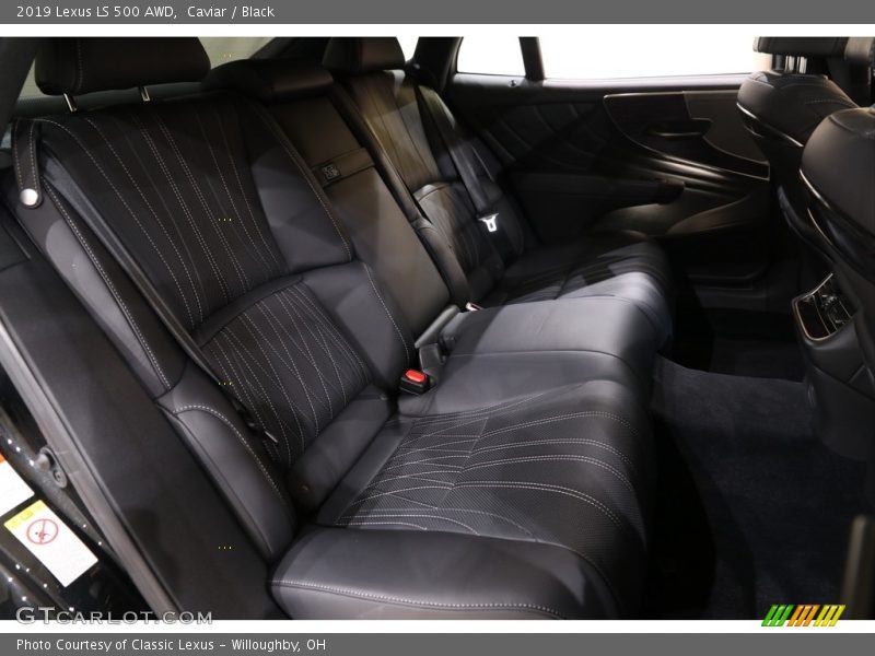 Caviar / Black 2019 Lexus LS 500 AWD