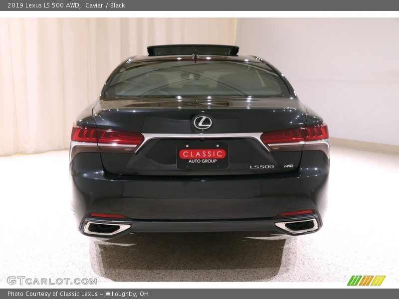 Caviar / Black 2019 Lexus LS 500 AWD