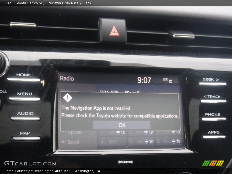 Predawn Gray Mica / Black 2020 Toyota Camry SE